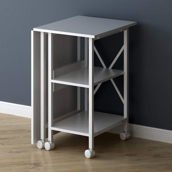 Narrow rolling desk deals