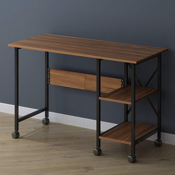 Rolling wood desk deals
