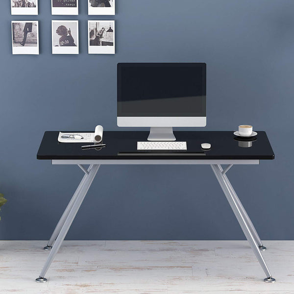 60 inch best sale glass desk