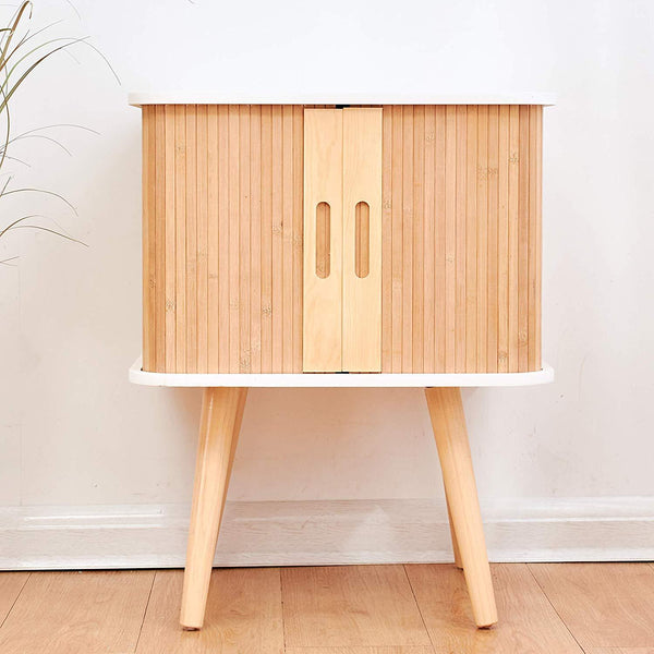 Sliding bedside best sale table