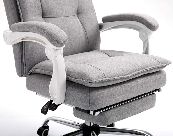 Fabric reclining office chair discount