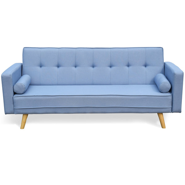 Light blue sales sofa sleeper