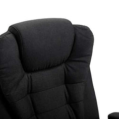 Cherry Tree Furniture Executive Recline Extra Padded Office Chair Standard, Black Fabric