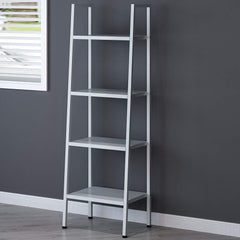 Cherry Tree Furniture 4 Tier Shelving Unit Display Stand Ladder Shelf Bookcase Storage H135cm x W44cm x D30cm Duck Egg