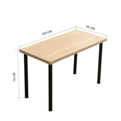 Simple Design Table Computer Desk 120 x 60 CM, Natural