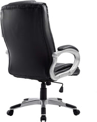 Cherry Tree Furniture High Back PU Leather Executive Swivel Office Chair MO59 Black