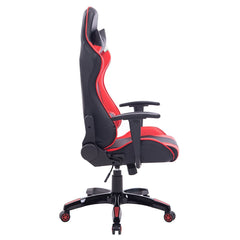CTF PRO High Back Metal Frame Swivel Gaming Chair with 3-D Adjustable Armrests, Red