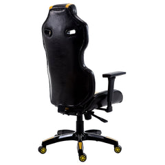 CTF PRO BUMBLE-BEE High Back Racing Gaming Computer Desk Chair with 3-D Adjustable Armrest, Yellow