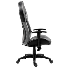 CTF Racing Style High Back Swivel Gaming Chair Computer Desk Chair with Back Vents Design, Grey