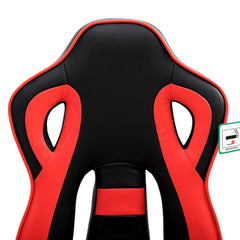 CTF Racing Style High Back Swivel Gaming Chair Computer Desk Chair with Back Vents Design, Red