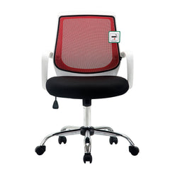 Mesh Fabric Padded Swivel Office Chair Operator Computer Desk Chair