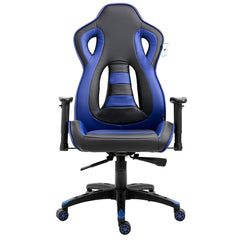 CTF Racing Style High Back Swivel Gaming Chair Computer Desk Chair with Back Vents Design, Blue
