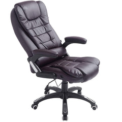 Executive Recline High Back Extra Padded Office Chair, Brown