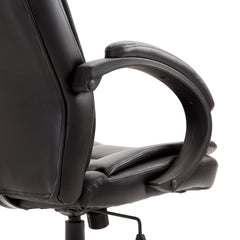 New Modern Design High Back PU Leather Chrome Base Office Chair