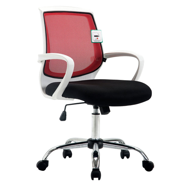 cheap operator chair, mesh chair, fabric chair, cheap computer chair, red chair