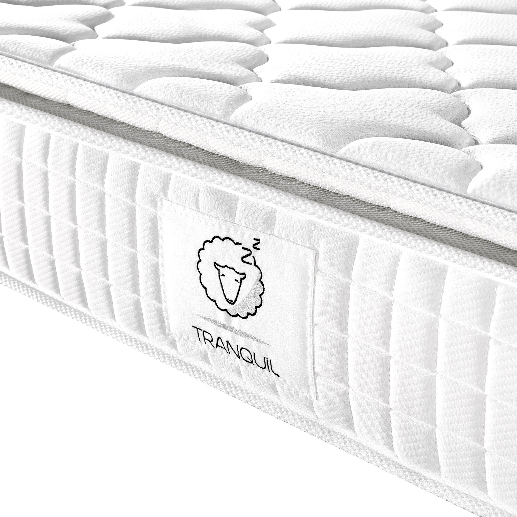 TRANQUIL Pillow-Top Memory Foam & 5-Zone Pocket Springs Mattress, TRA-02